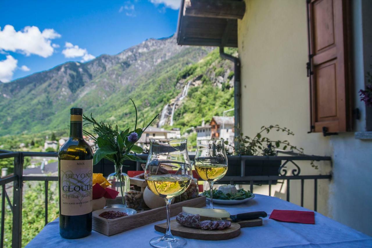 Ferienwohnung Ca' Nei Ronchi Bregaglia Piuro Exterior foto
