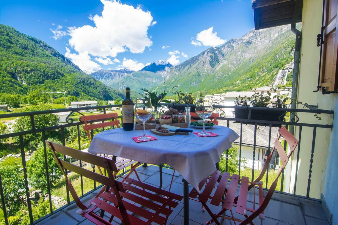 Ferienwohnung Ca' Nei Ronchi Bregaglia Piuro Exterior foto